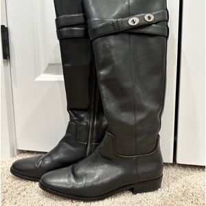 Coach Leather Tall Boots Size 8